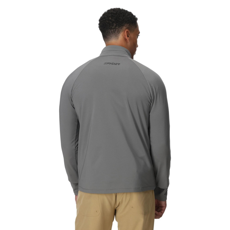 Pánska mikina Spyder GRIDWEB FLEECE  - šedá
