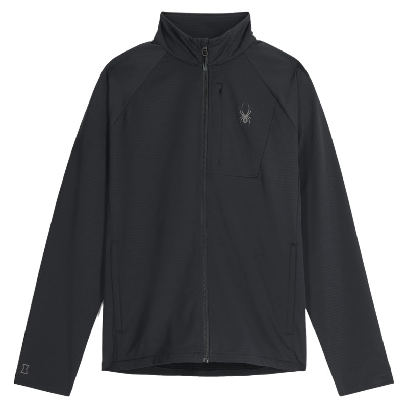 Pánska mikina Spyder GRIDWEB FLEECE  - čierna