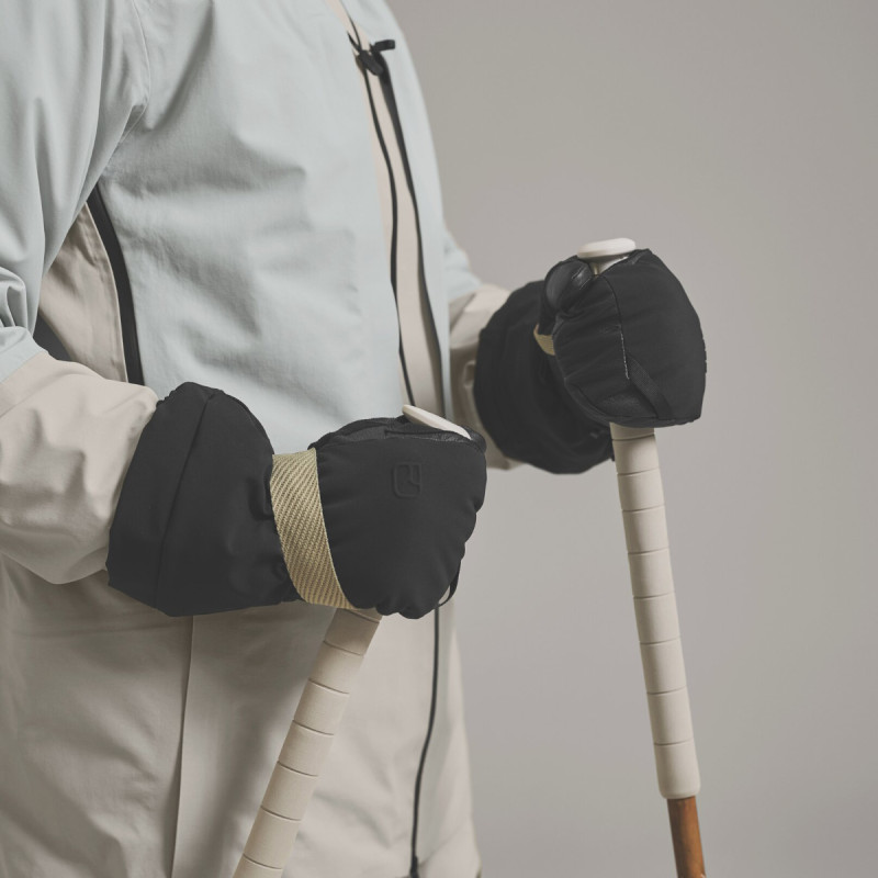 Pánske rukavice Ortovox MERINO FREERIDE MITTEN  - čierna