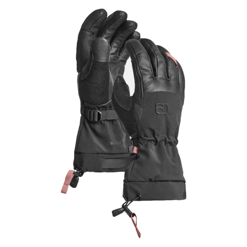 Dámské rukavice Ortovox MERINO FREERIDE GLOVE  - černá