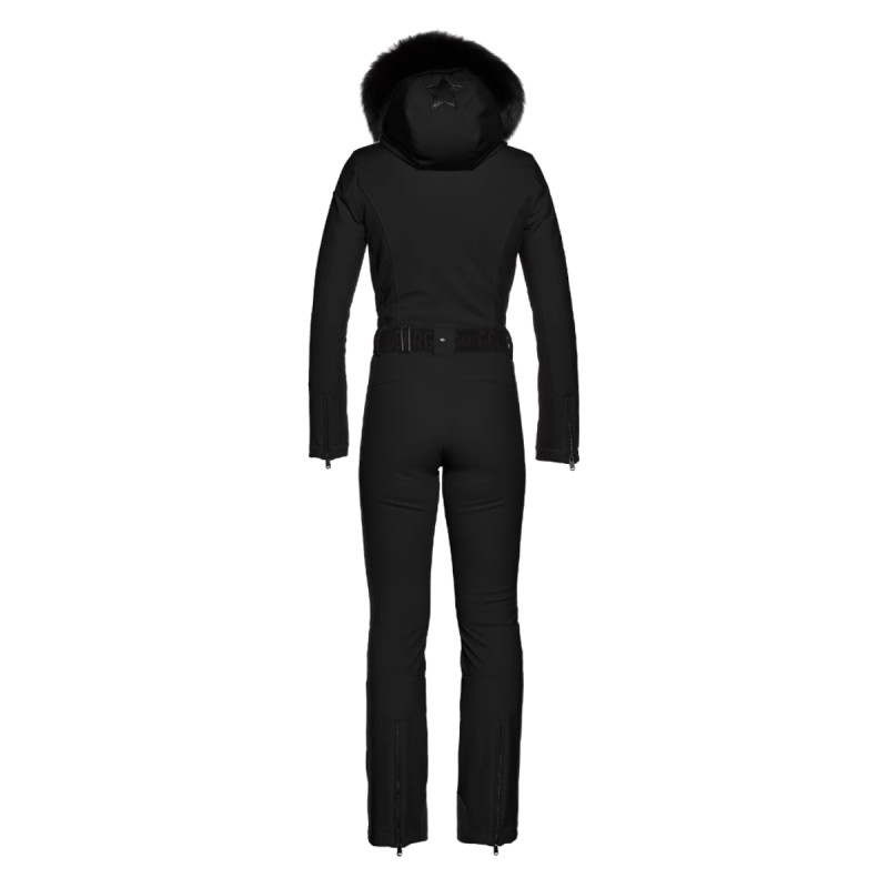 Dámska lyžiarská kombinéza Goldbergh PARRY FAUX BORDER  - čierna