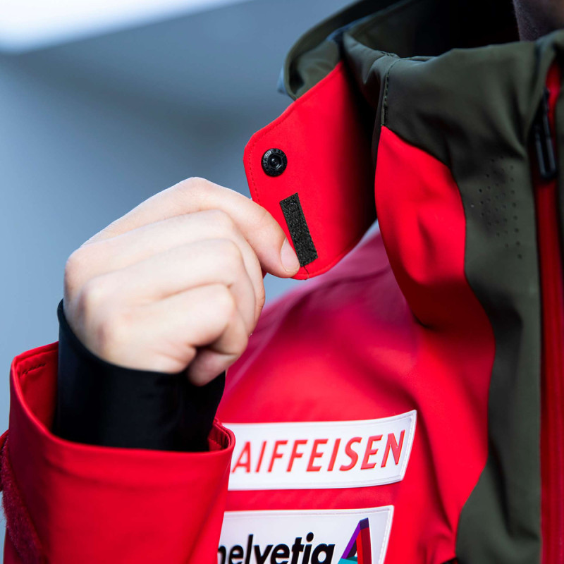 Pánska bunda Descente SWISS  - červená