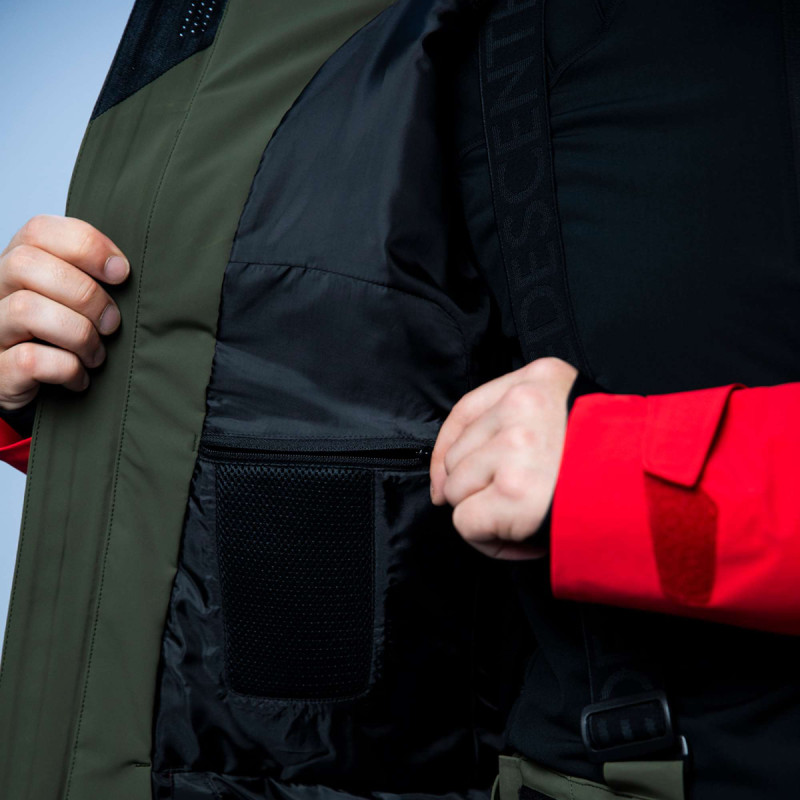 Pánska bunda Descente SWISS  - červená