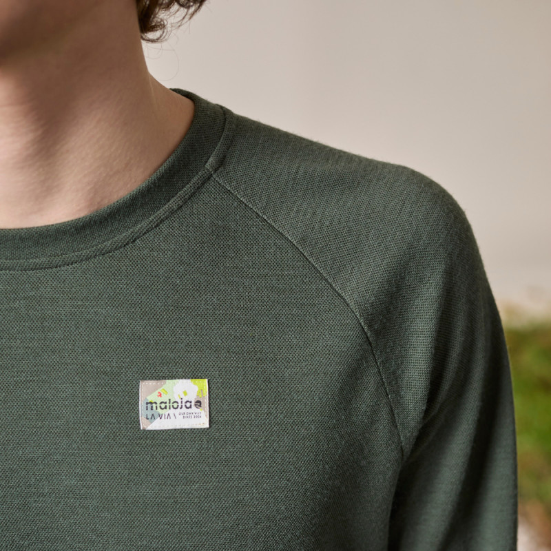 Pánska mikina Maloja AUKOPFM.  - tmavo zelená