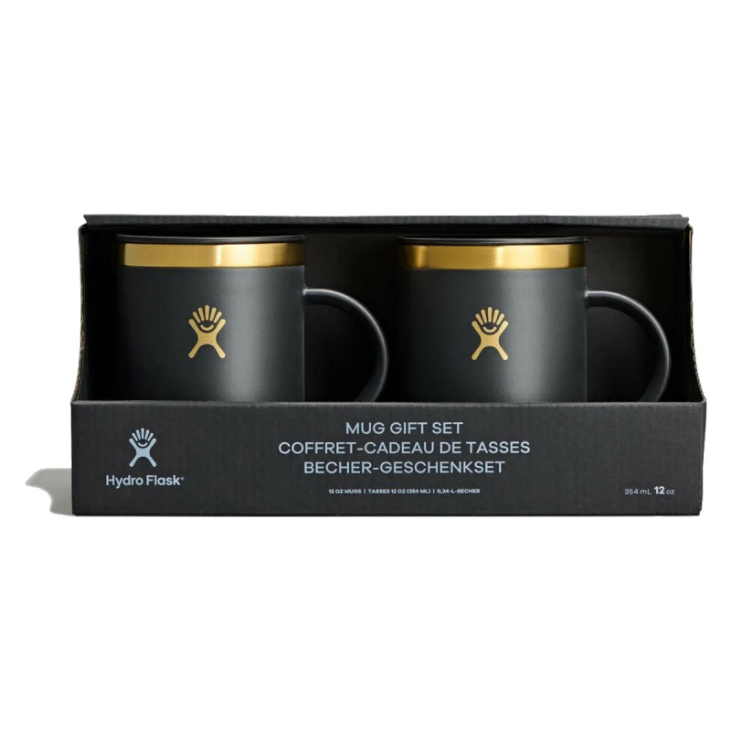 Termohrnček Hydro Flask MUG GIFT SET  - čierna