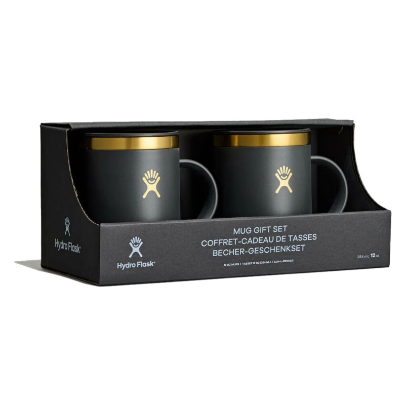 Termohrnček Hydro Flask MUG GIFT SET  - čierna