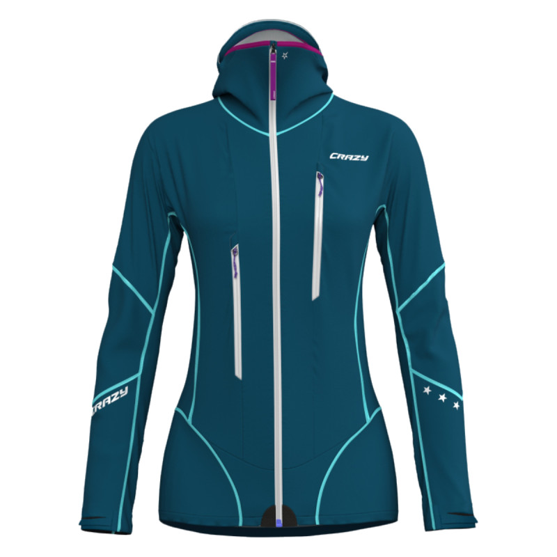 Dámská bunda Crazy BOOSTED PROOF 3L  - petrolejová