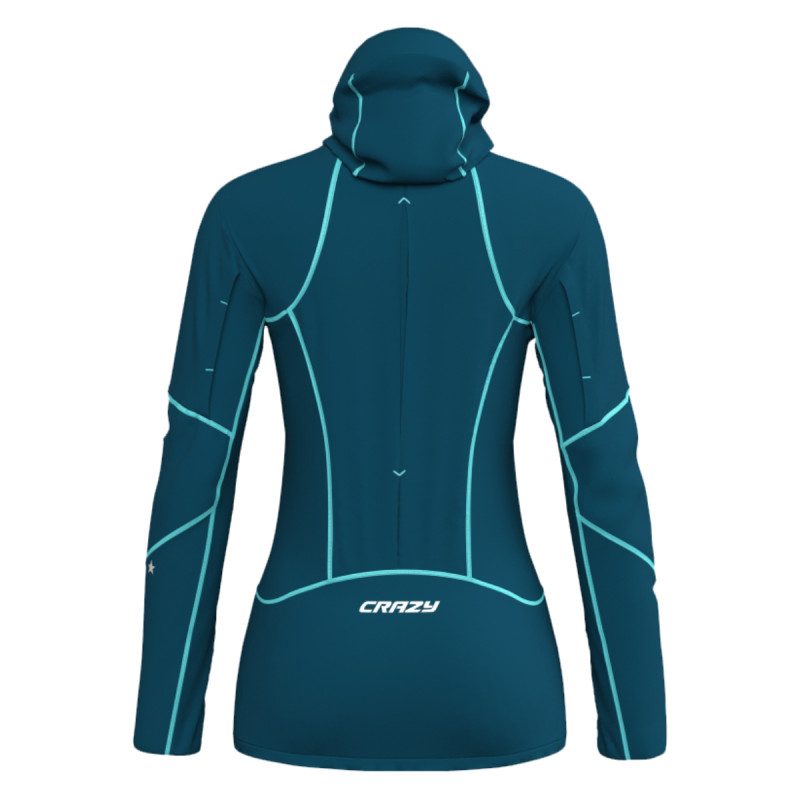 Dámská bunda Crazy BOOSTED PROOF 3L  - petrolejová