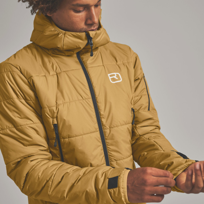 Pánská bunda Ortovox SWISSWOOL ZINAL JACKET  - tmavě šedá