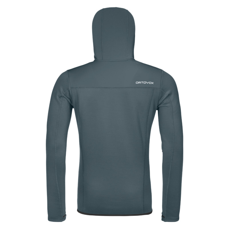 Pánská mikina Ortovox FLEECE HOODY  - tmavě šedá