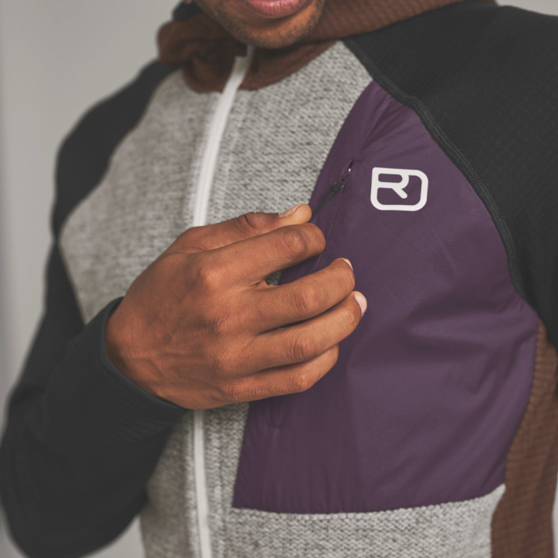 Pánská mikina Ortovox FLEECE GP CLASSIC KNIT HOODY