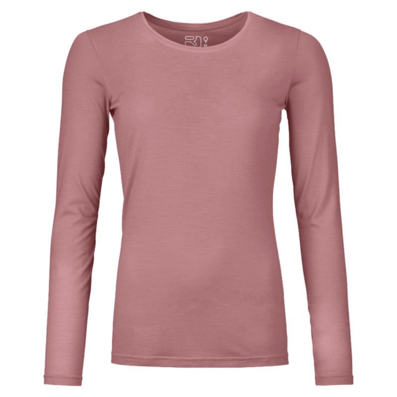 Dámské funkční tričko Ortovox 150 COOL CLEAN LONG SLEEVE  - světle růžová