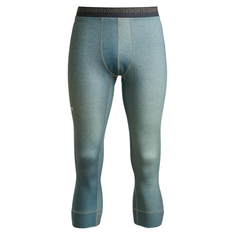 Pánske funkčné nohavice Ortovox 185 ROCK'N'WOOL PRINT SP  - svetlo modrá