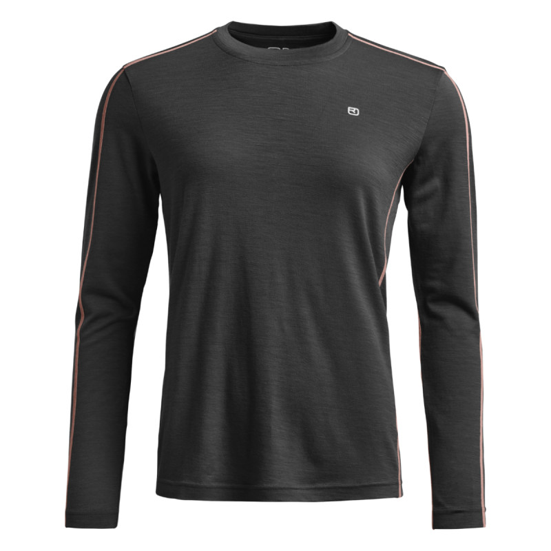 Dámské funkční tričko Ortovox 185 ROCK'N'WOOL LONG SLEEVE  - černá