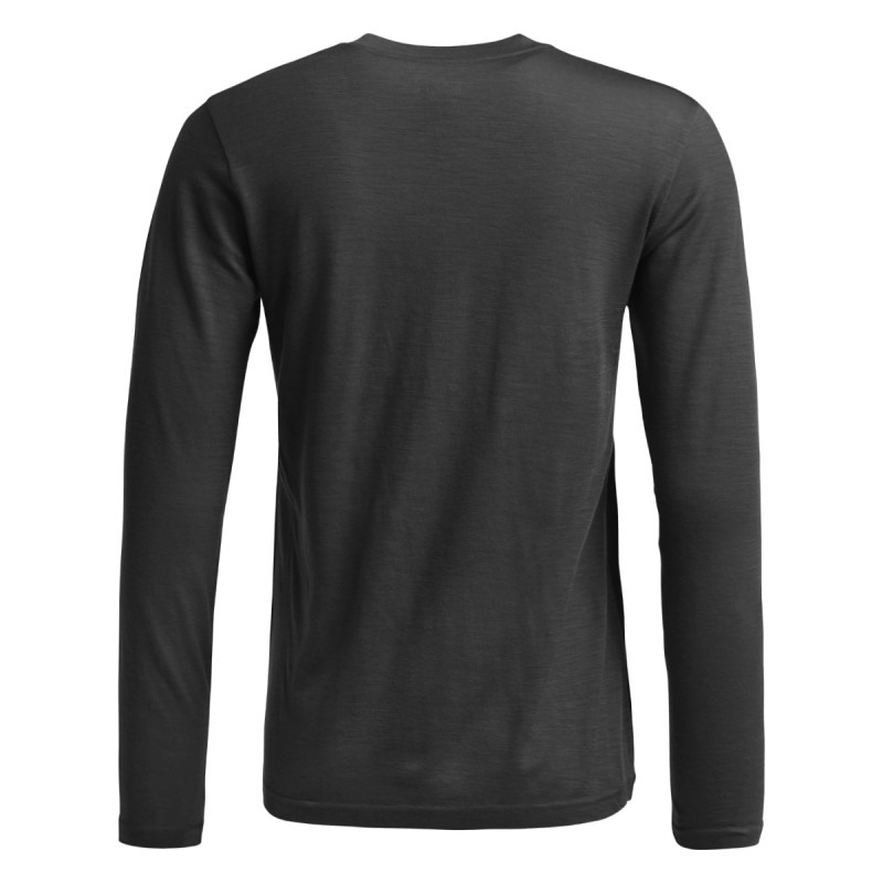 Dámské funkční tričko Ortovox 185 ROCK'N'WOOL LONG SLEEVE  - černá