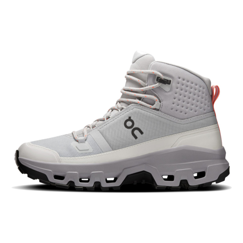 Dámské turistické kotníkové boty On CLOUDROCK MID WATERPROOF  - šedá