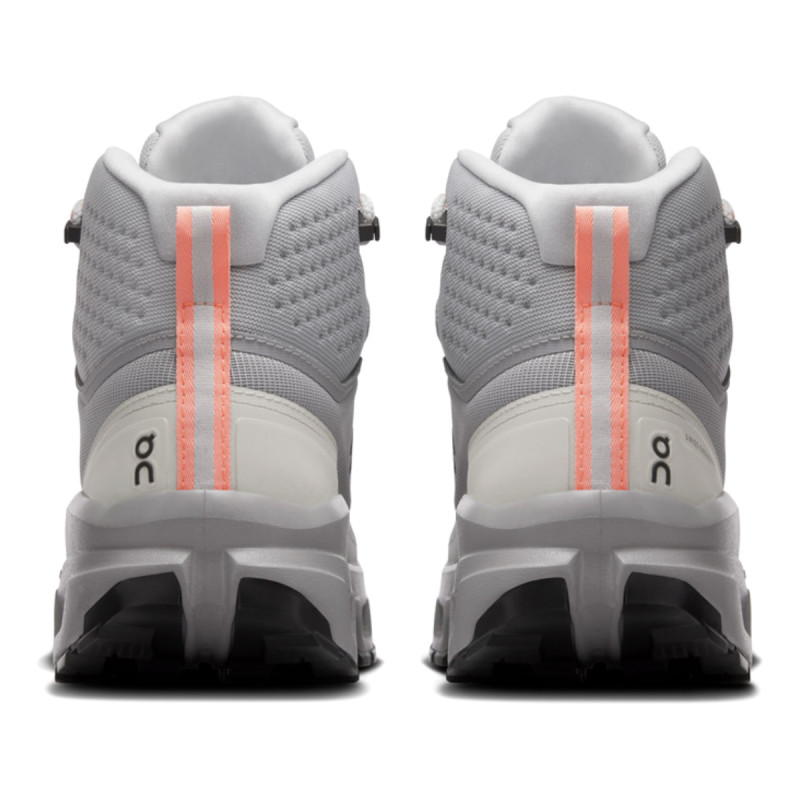 Dámské turistické kotníkové boty On CLOUDROCK MID WATERPROOF  - šedá