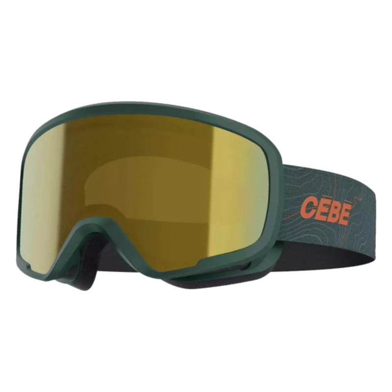 Dětské lyžařské brýle CÉBÉ HOOPOE 2  - tmavě zelená
