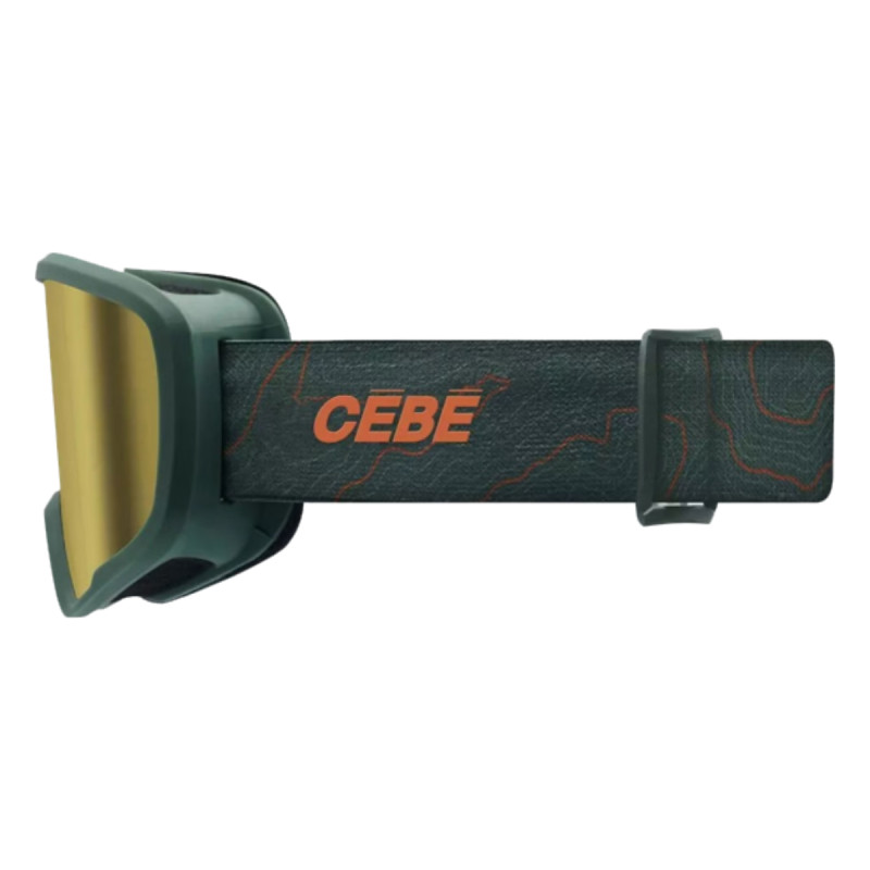 Dětské lyžařské brýle CÉBÉ HOOPOE 2  - tmavě zelená