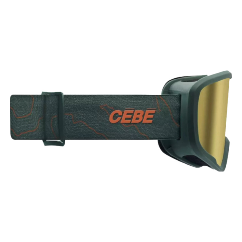 Dětské lyžařské brýle CÉBÉ HOOPOE 2  - tmavě zelená