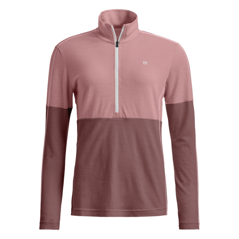 Dámské funkční tričko Ortovox 185 ROCK'N'WOOL ZIP NECK