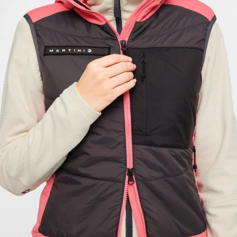 Dámská vesta Martini Sportswear YALCA HYBRID  - tmavě šedá