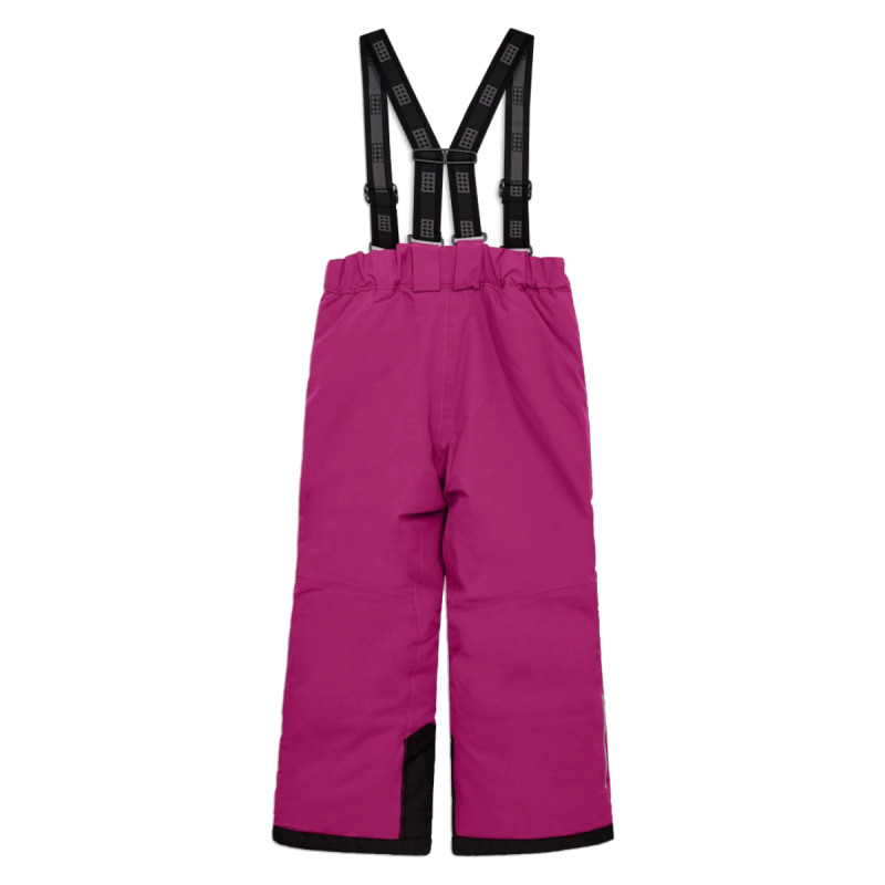 Dívčí lyžařské kalhoty Lego Wear LWPOWAI 708  - tmavě růžová