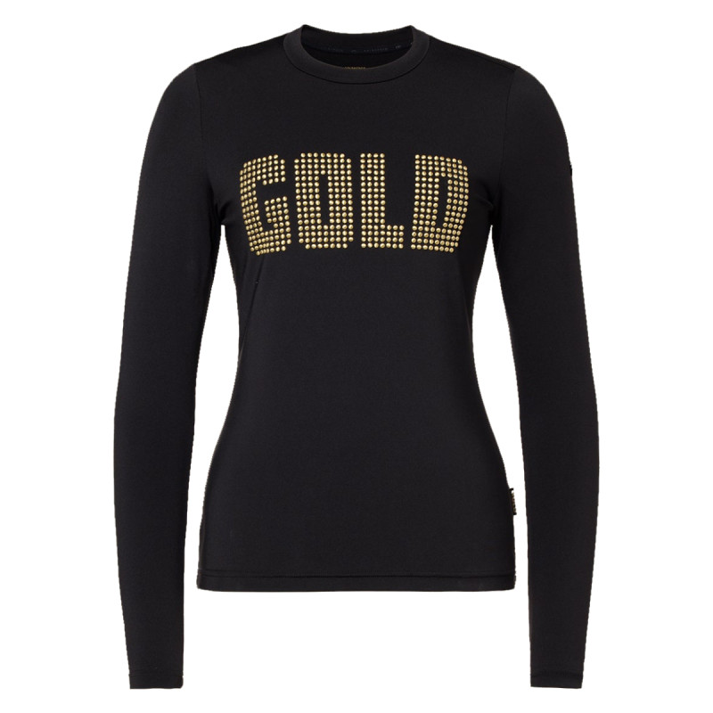 Dámské tričko Goldbergh AUREA LONG  - černá