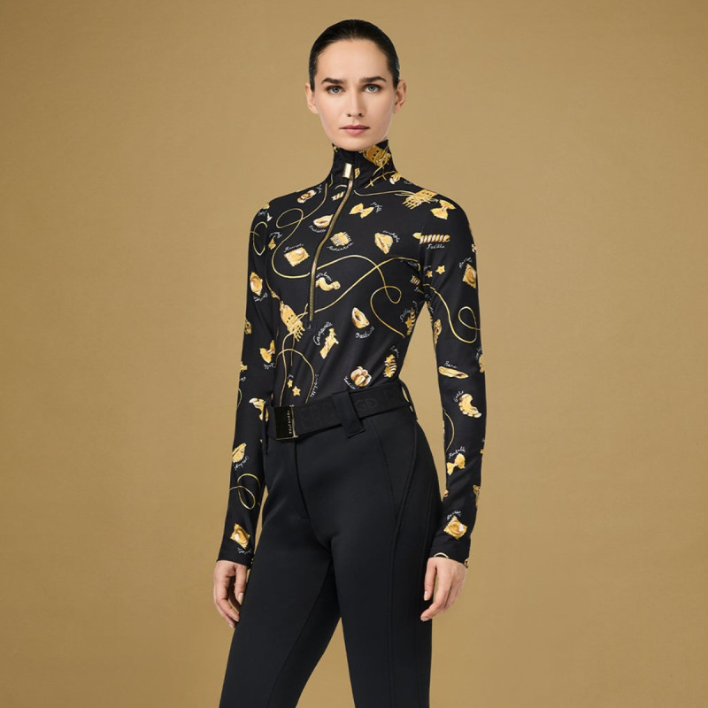 Dámská mikina Goldbergh FARFALLE  - černá