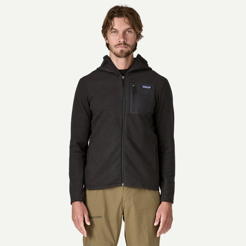 Pánská mikina Patagonia R1 AIR FULL-ZIP HOODY  - černá