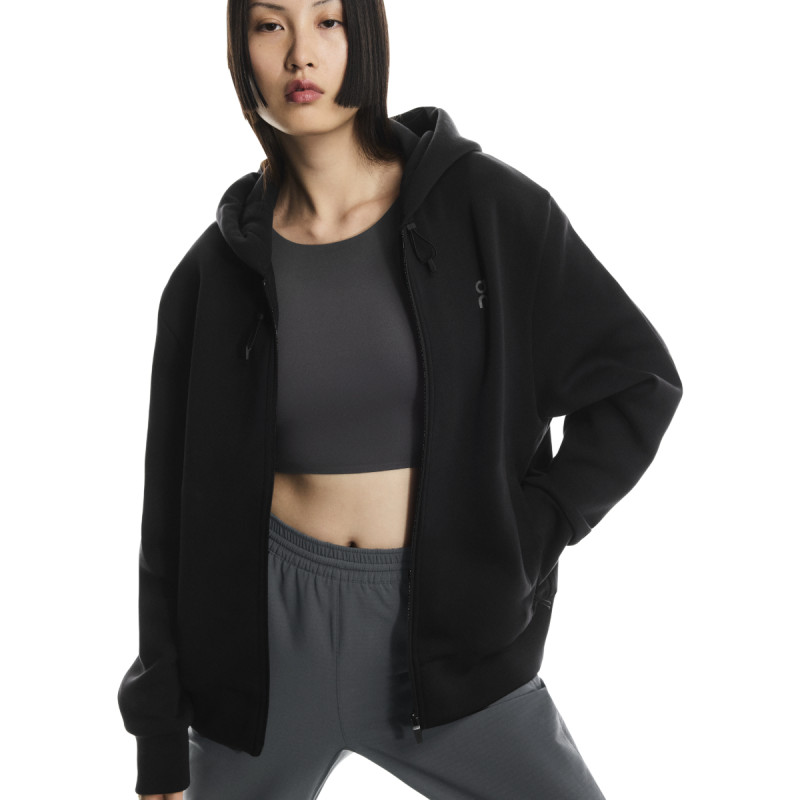 Dámská mikina On FOCUS TECH ZIP  - černá
