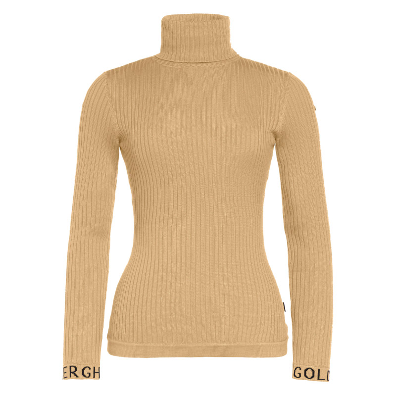 Dámsky sveter Goldbergh MIRA  - svetlo hnedá