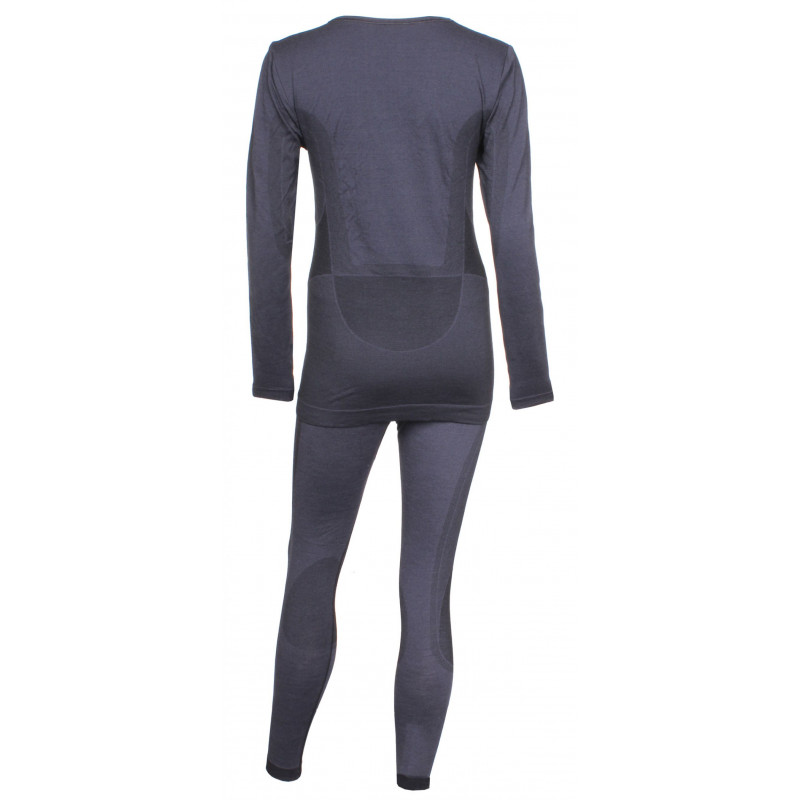 Dámsky funkčný komplet Lenz SET MERINO LONG  - čierna