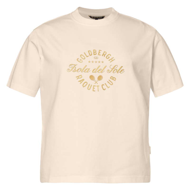 Dámské tričko Goldbergh AURELIA  - béžová