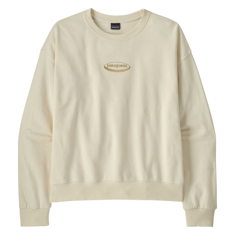 Dámska mikina Patagonia '95 OVAL LOGO DAILY CREW  - béžová