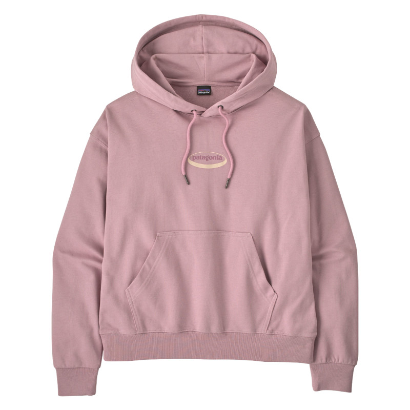 Dámská mikina Patagonia '95 OVAL LOGO DAILY HOODY  - růžová