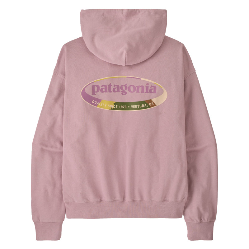Dámská mikina Patagonia '95 OVAL LOGO DAILY HOODY  - růžová
