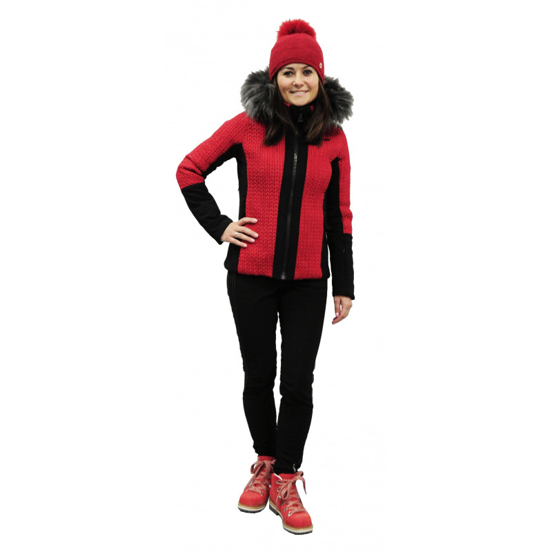 Dámská lyžařská bunda West Scout ANNA  - červená