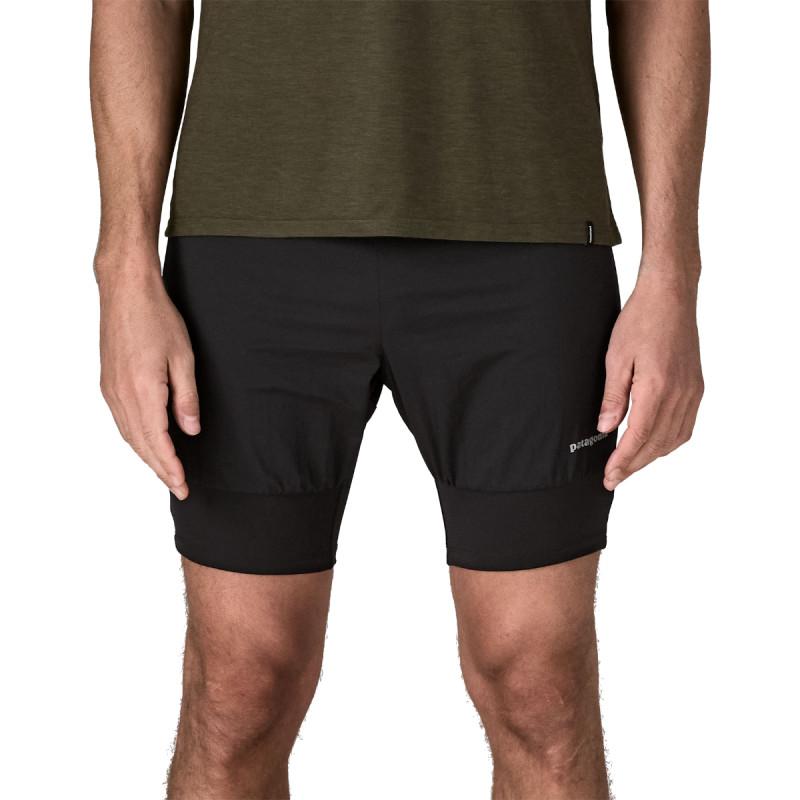 Pánske kraťasy Patagonia ENDLESS RUN SHORTS - 6"  - čierna