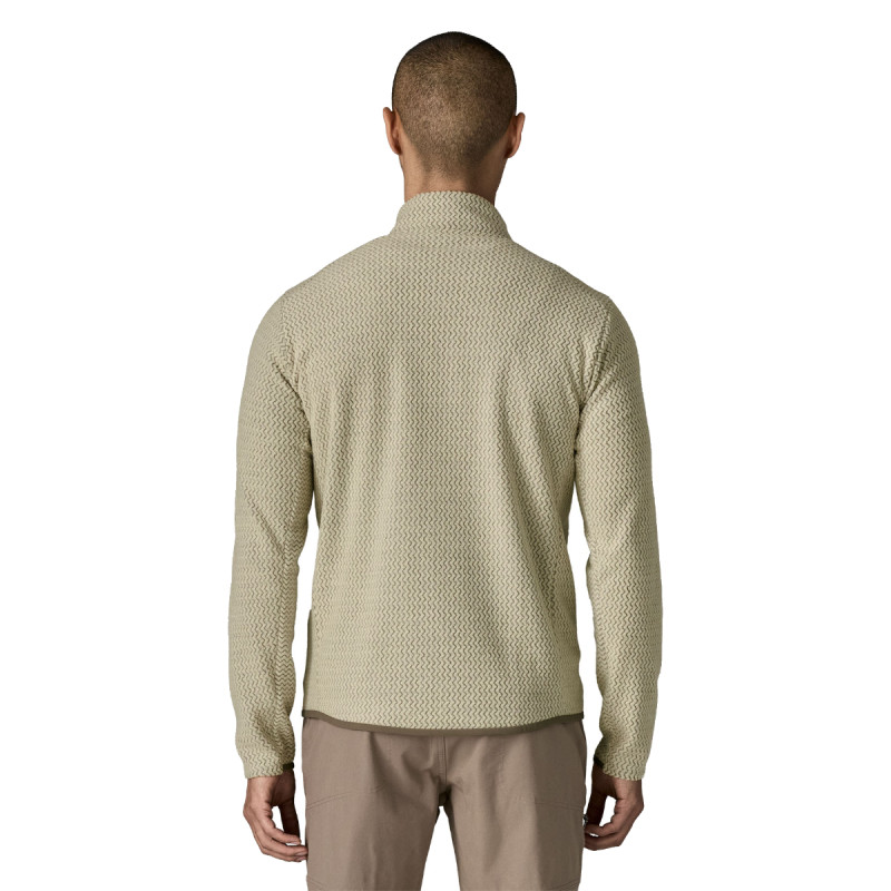 Pánska mikina Patagonia R1 AIR FLEECE JACKET  - béžová