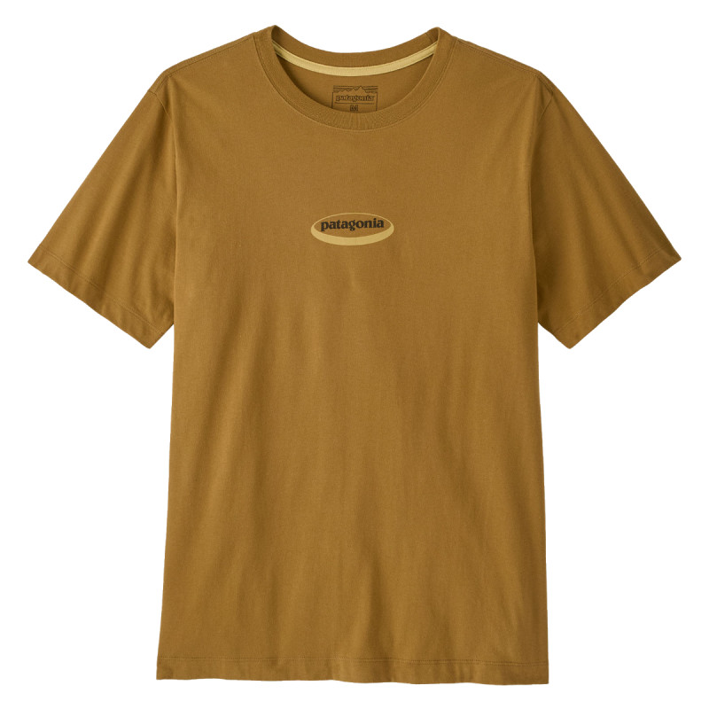 Pánske tričko Patagonia '95 OVAL LOGO T-SHIRT  - hnedá