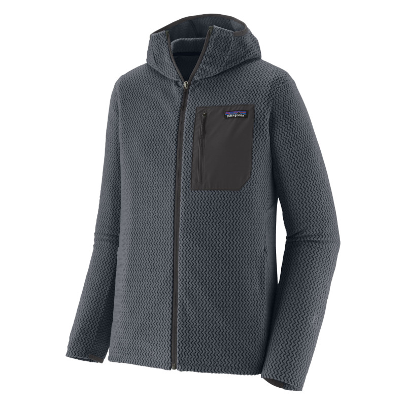 Pánska mikina Patagonia R1 AIR FULL-ZIP HOODY  - šedá