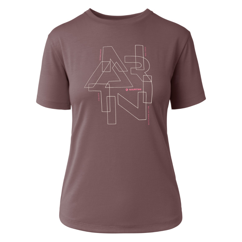 Dámské funkční tričko Martini Sportswear ALPMATE BREEZE  - světle hnědá
