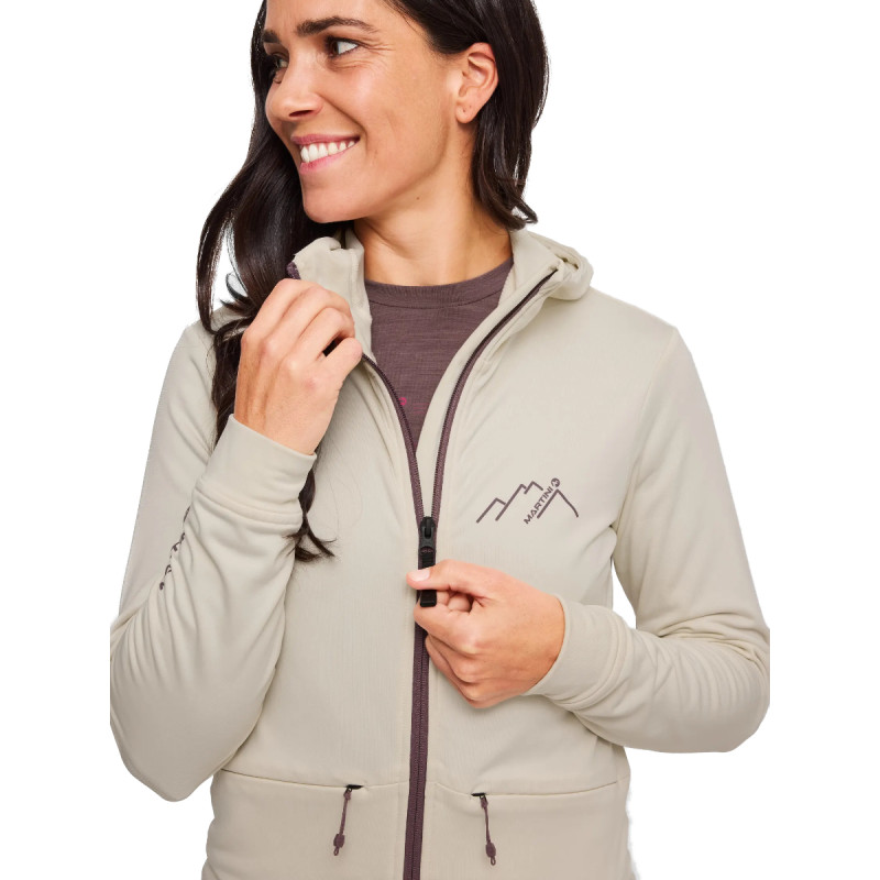 Dámska mikina Martini Sportswear ALPMATE HOODED  - ružová