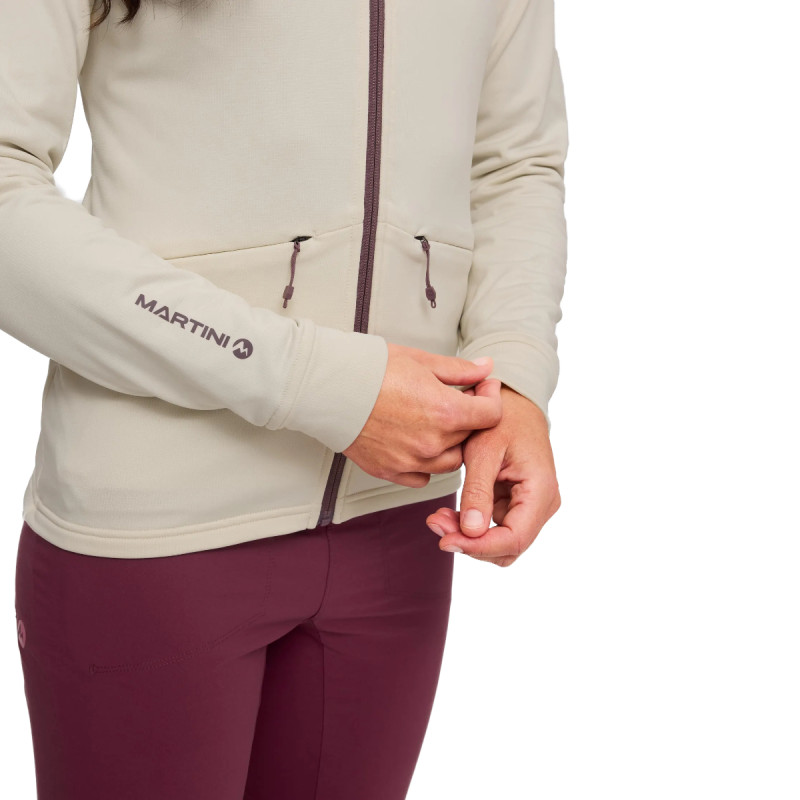 Dámska mikina Martini Sportswear ALPMATE HOODED  - ružová