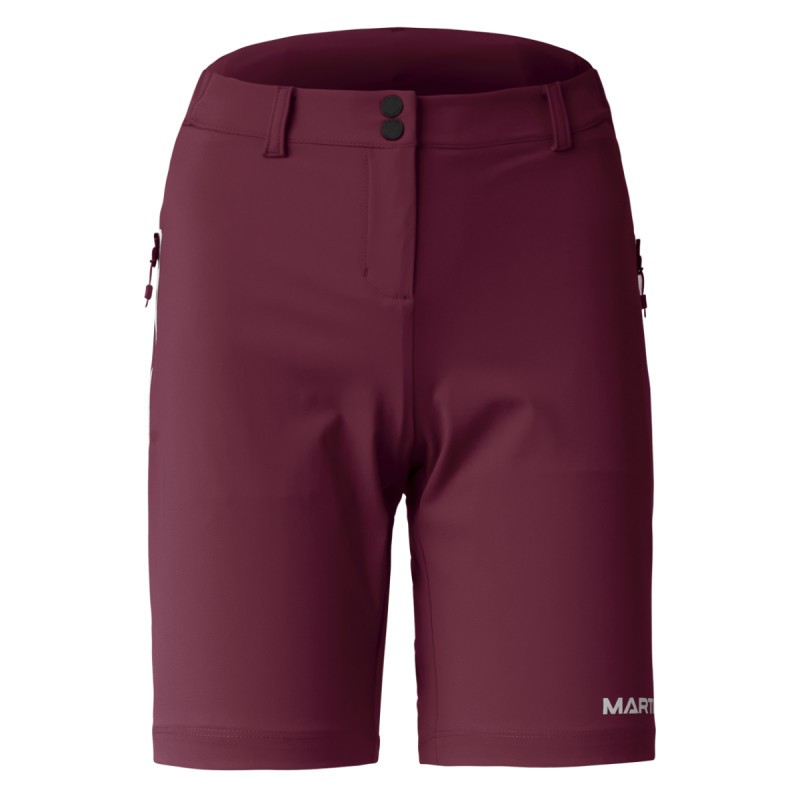 Dámské turistické kraťasy Martini Sportswear ALPMATE SONIC  - vínová