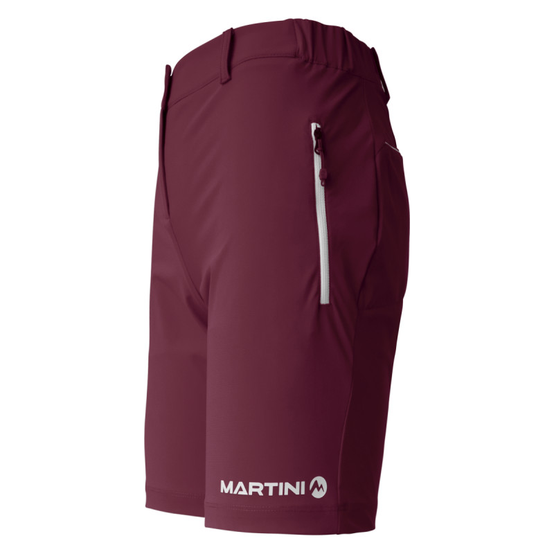 Dámské turistické kraťasy Martini Sportswear ALPMATE SONIC  - vínová