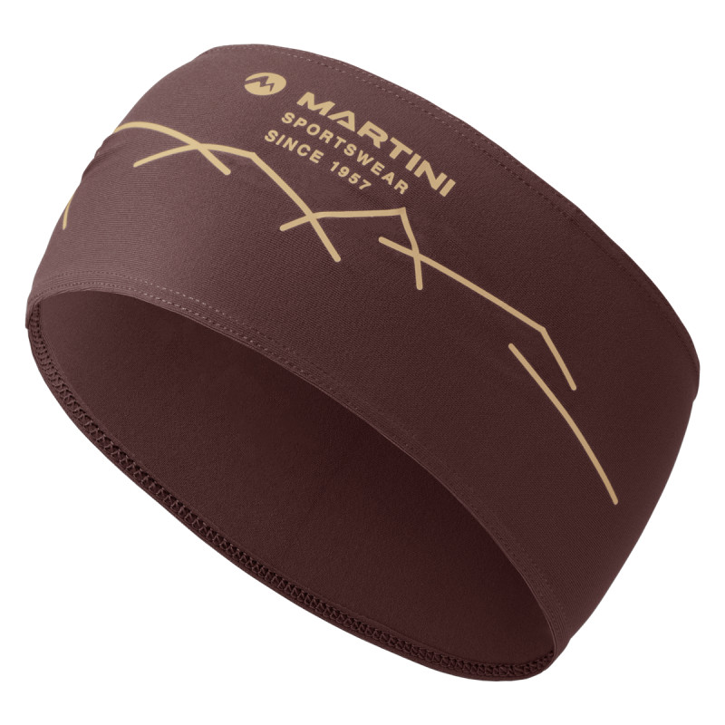 Dámska čelenka Martini Sportswear RIDGE  - hnedá