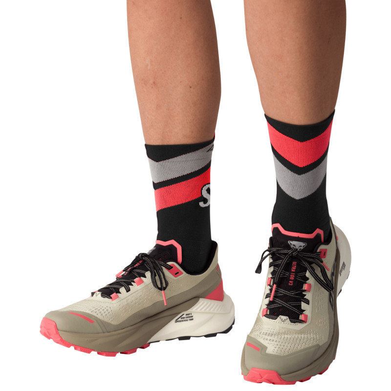 Bežecké ponožky Dynafit ULTRA CREW  - červená