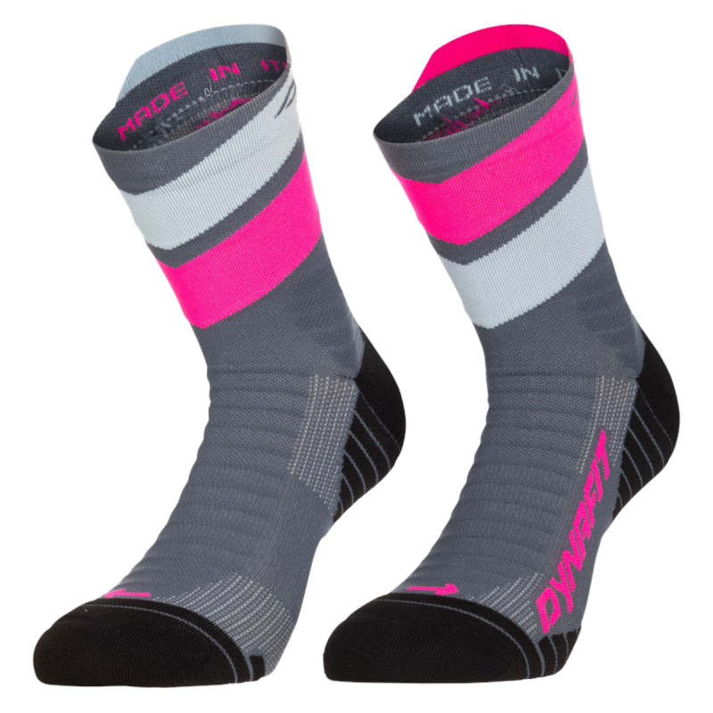 Běžecké ponožky Dynafit ULTRA MID  - tmavě růžová